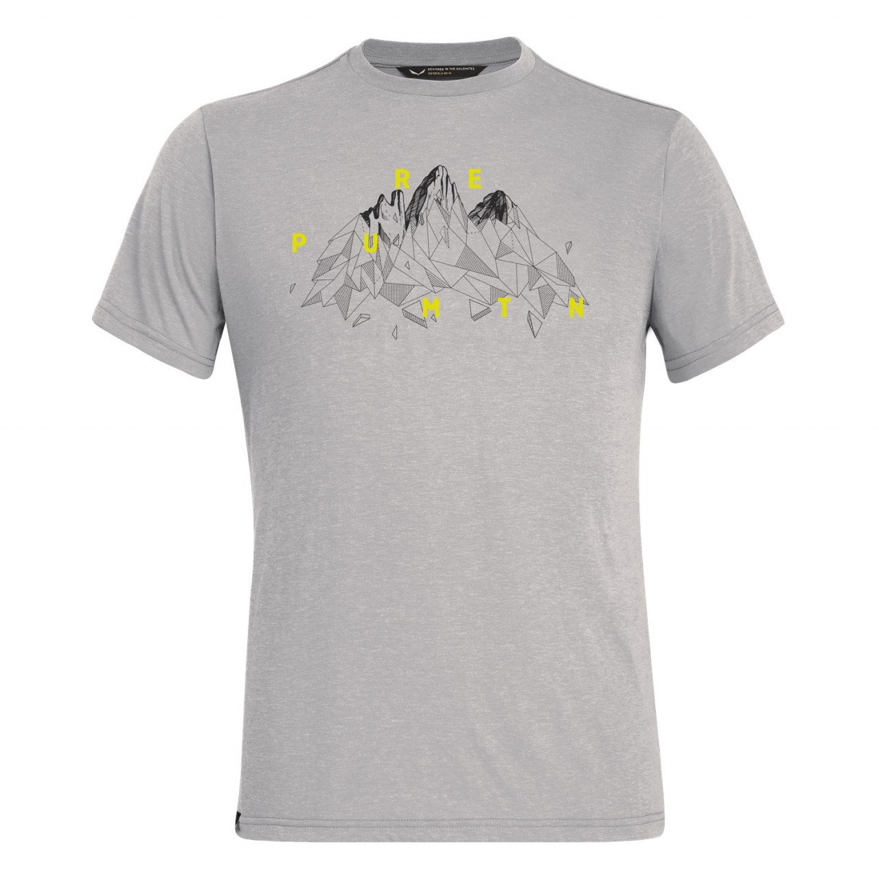 Salewa Illustration Dri-Release® T-Shirts ανδρικα γκρι Greece VH1642307